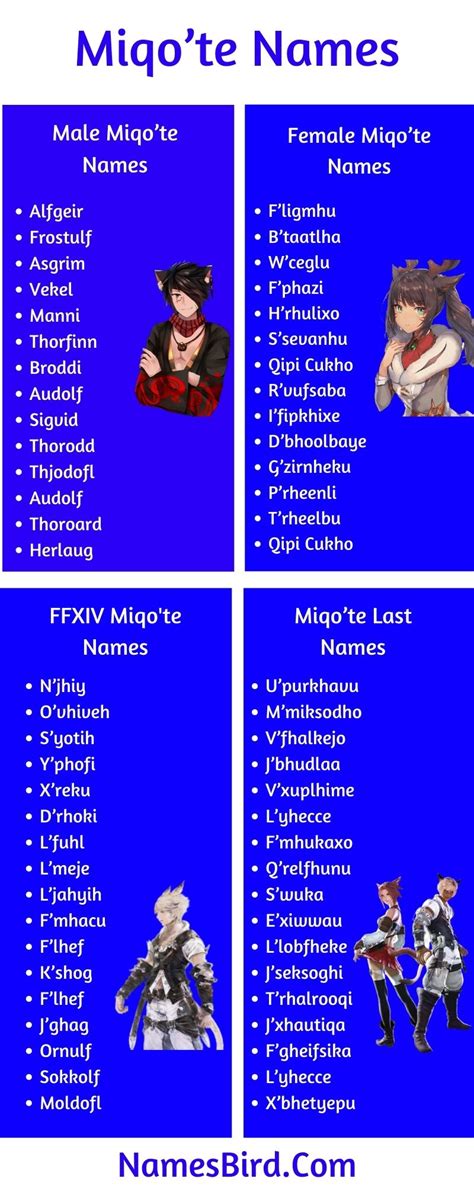 Miqo'te name generator. Things To Know About Miqo'te name generator. 