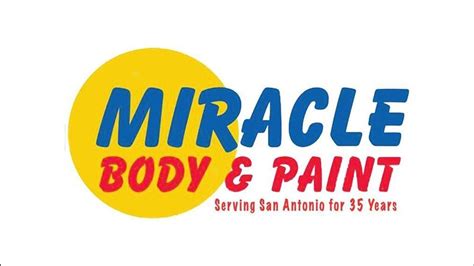 Miracle body and paint. Miracle Body and Paint repaired the vehicle and the customer loved it. See why we are the #1 collision center in ... San Antonio. Transcript: Look at this 2016 Lexus IS 200 T, the passenger side rear bumper, and quarter panel were damaged in an auto accident. Now, see that same car after visiting Miracle Body … 