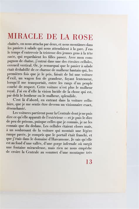 Read Miracle Of The Rose By Jean Genet