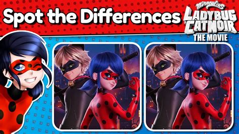 Miraculous Ladybug Find the Differences.