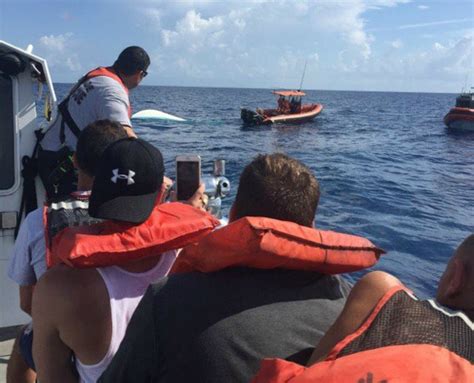 Miraculous rescue after boat sinks off Miami coast; 4 fishermen saved