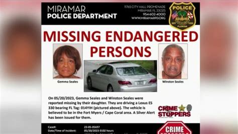 Miramar police search for missing elderly couple