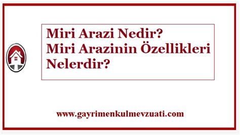 Miri Arazi Nedir. 
