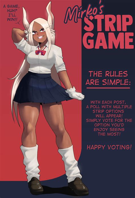 Dec 28, 2020 · 75% 48 votes. Like! This tan hotty with bunny ears is actually non other than anime character Miruko but all the fans of"My Hero Academia" already know that. And even though this anime series got pretty popular lately there is still a lack of inetractive henati parody content. This puny and simple game will help to reduce this lack a little bit. 