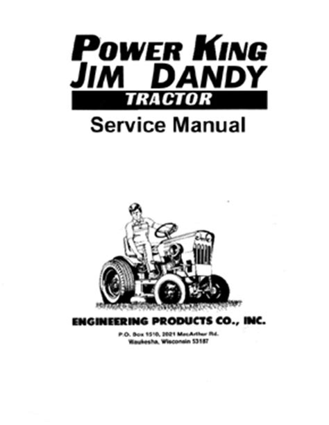 Misc tractors economy jim dandy power king model tractors service manual. - Deirdre en de zonen van usnach.
