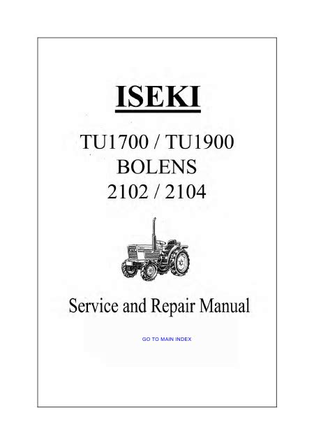 Misc tractors iseki tu1700 service manual. - A guide to the birds of the philippines.