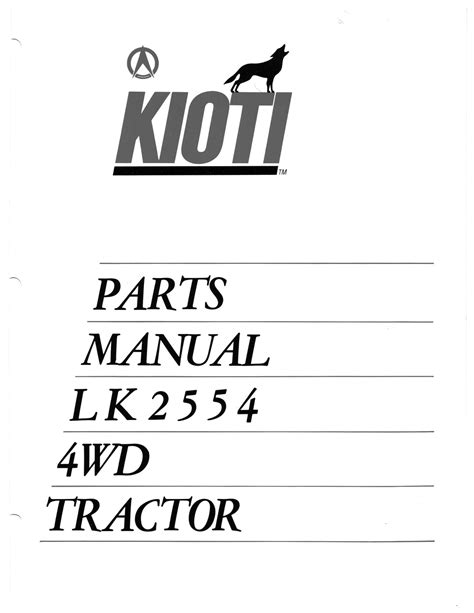 Misc tractors kioti lk2554 operators manual. - Sept cents mots courants de la publicité et de l'imprimerie..