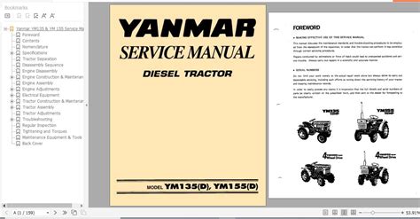 Misc tractors yanmar ym155d service manual. - La guida illustrata di algeri e algeria insieme a.