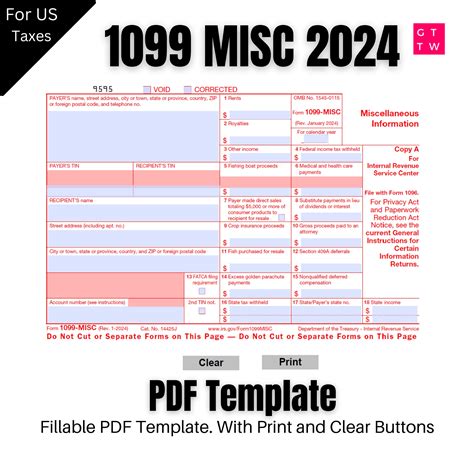Miscellaneous PDF Forms Fillable and Printable