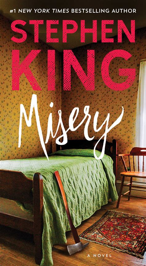 Misery stephen king. The #1 New York Times bestseller about a famous novelist held hostage in a remote location by his “number one fan.” One of “Stephen King’s best...genuinely scary” (USA TODAY).Bestselling novelist Paul Sheldon thinks he’s finally free of Misery Chastain. In a controversial career move, he’s just killed off the popular protagonist of his beloved romance … 