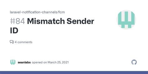 Mismatch sender id fcm. .  ...