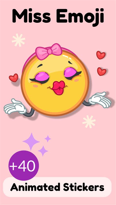 Miss Emoji - Animated Sticker Download