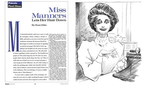 Miss Manners: Is it your hair? Or is it because you’re kinda mean?