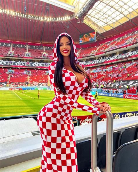 Ex-Miss Croatia Ivana Knoll's racy outfits at the World Cup caught the eyes of players at the tournament who slid in her DM's. Knoll sported a slew of eye-catching outfits in Qatar that saw her Instagram followers rise to 3.7million. Throughout the spectacle in the Middle East, the busty brunette flaunted her curvaceous figure in revealing dresses that depicted Croatia's colours.