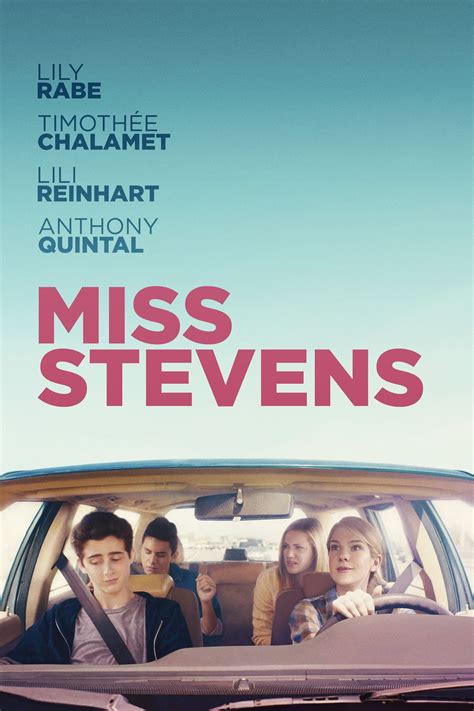 Miss stevens movie. Miss Stevens is an infinitely charming movie with an emotionally honest core. Full Review | Original Score: 4/5 | Nov 1, 2018. José Martín El antepenúltimo mohicano. Undoubtedly, … 