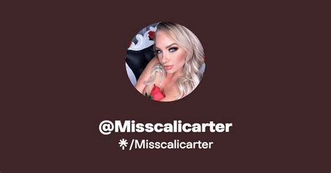 Misscalicarter onlyfans nude