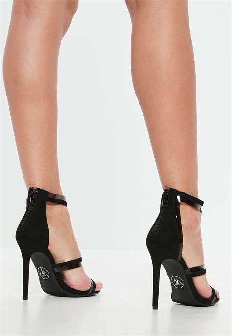 Missguided black heels. The black dress has been a timeless classic for decades, and our curated selection embraces the essence of this must-have wardrobe staple, but with a Missguided twist. From figure-hugging bodycon little black dresses to contemporary midaxi styles, our range of black dresses boasts a plethora of designs to flatter every figure. 