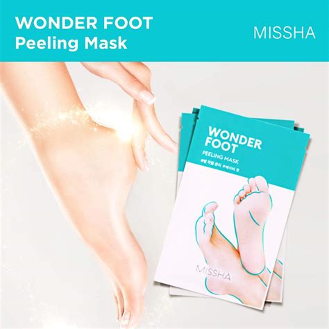 Missha Wonder Foot Peeling Mask.
