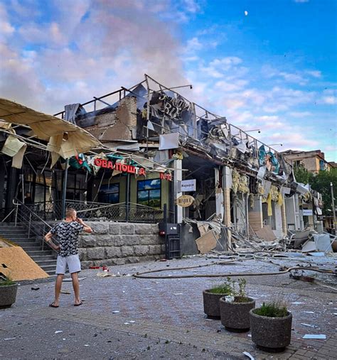 Missile kills 11 in a popular Ukrainian pizza parlor as Russia’s aerial barrage continues