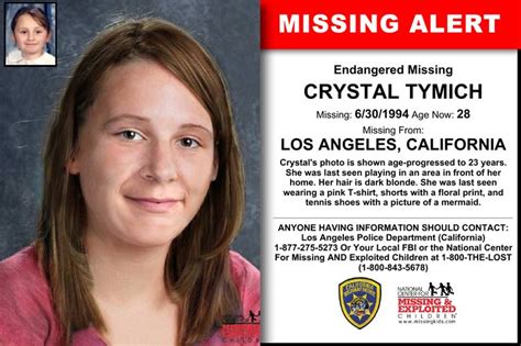 Missing: Crystal Tymich Sources Uncovered