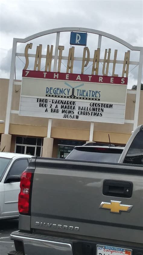 Missing 2023 showtimes near regency santa paula 7. Reviews on Cinema in Santa Paula, CA 93060 - Regency Santa Paula 7, Regal Edwards Camarillo Palace, Regency Theatres, Century Riverpark 16 and XD, Roxy Stadium 11 