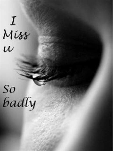 Missing U Badly