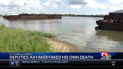 Missing kayaker arrested in Georgia after allegedly faking death in Louisiana