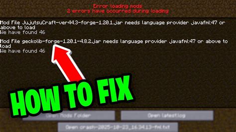 Missing language javafml version. 2-43.  How Forge language providers work...