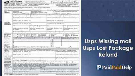 Missing mail usps. NOTE: USPS may not legally pay compensation for uninsured lost or damaged articles. If your uninsured mail is missing or delayed you may request a Missing Mail Search. Proof of Value. Proof of value is the cost or value of an item when it was mailed. Any of these can be used to show proof of value: Sales receipt; Paid invoice or paid bill of sale 