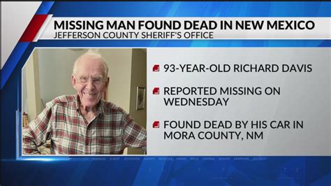 Missing man out of Jeffco found dead in New Mexico