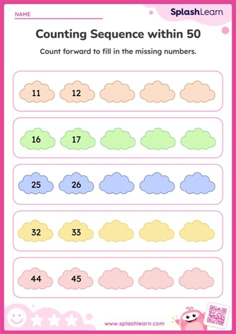 Missing numbers game.  Identify missing numbers and complete sequences up to 50. com is ...