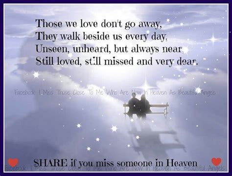 Missing someone in heaven message.  The phrase &ldquo;missing you most&rdquo; sugg...