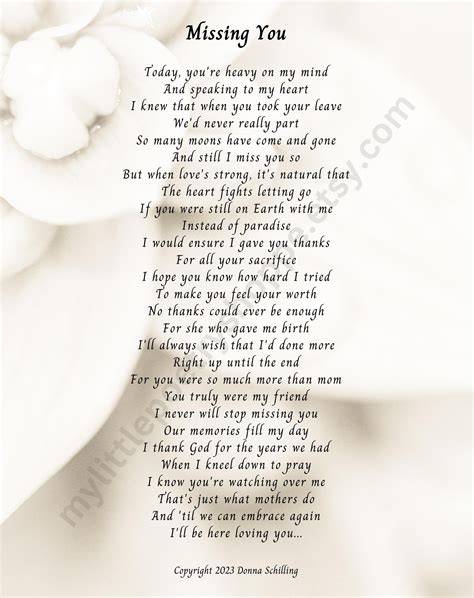 Missing you poems for him.  Draw inspiration from unique missing you poems.  Our collection o...