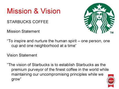 Mission, Vision, Goals and Objectives of Starbucks Coffee …