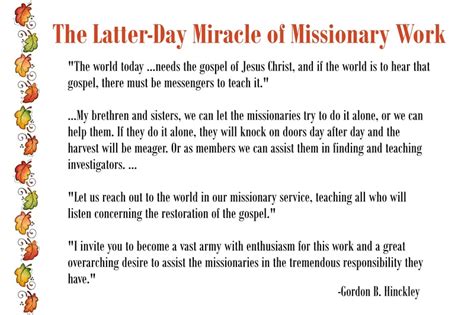 Missionary Work – The Idea Door