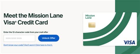 Mission Lane Visa ® Credit Cards. Join our 2 million + members who count on a Mission Lane Visa ® Credit Card. See if you’ll be approved before you apply with no impact to your credit score. See if I'll be Approved. Respond to a mail offer. 