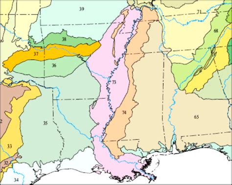 Mississippi River Alluvial Plain Ecoregion - LandScope