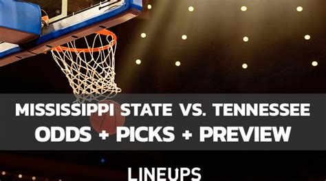 Mississippi State vs Tennessee Odds, Picks, & Predictions Tonight