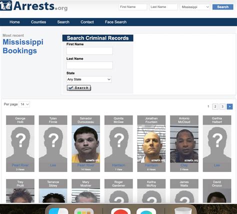 Mississippi arrests org hancock county.  18 records this day.  Results also include Boo...
