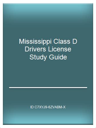 Mississippi class d license study guide. - The lsat trainer a remarkable self study guide for the self driven student.rtf.