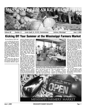 Mississippi Market Bulletin. To access the current online issue, you MUST be a paid subscriber. Please note there will be a credit/debit card processing fee of 1.5% up to 3.5%, which may vary based on the type of card being used per transaction. None of the processing fee contributes to the budget of the Mississippi Department of Agriculture .... 