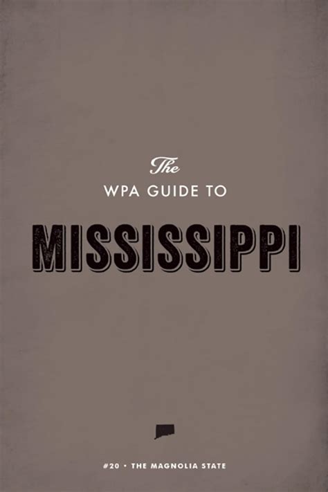 Mississippi the wpa guide to the magnolia state. - Wolfgang nestlern, rastplatz für die windstille.