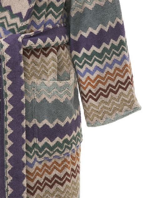 Missoni Home Rufus Hooded Bathrobe with Pockets Perigold