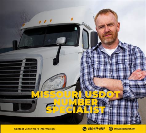 Missouri DOT Number FMCSA Registration