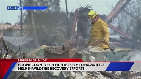 Missouri Task Force 1 flies to Hawaii to help in wildfire recovery efforts