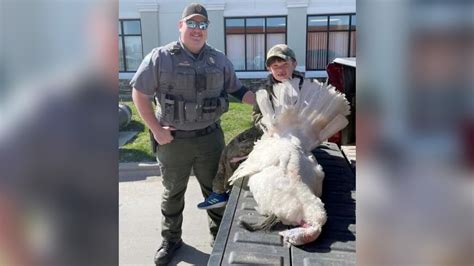 Missouri boy harvests all-white wild turkey in weekend hunt