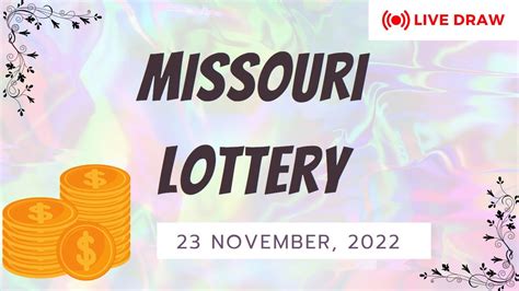 May 1, 2024 · Missouri (MO) Pick 4 Pick 4 lottery results drawing history (past lotto winning numbers). ... There are 16,574 Missouri Pick 4 drawings since November 2, 1998: 7,241 Midday drawings since July 26 ...