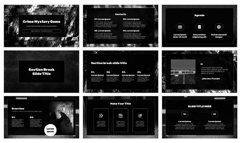 Mistery PowerPoint Template