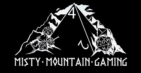 Misty mountain gaming. Misty Mountain Gaming, for instance, has a lifetime warranty on all our glass and gemstone dice. After you purchase them, we will happily replace any damaged pieces free of charge! Your investment is protected! Variety. There are any number of ways to modify resin, acrylic, and metal dice. Different alloys, solid or hollow, red or yellow ... 