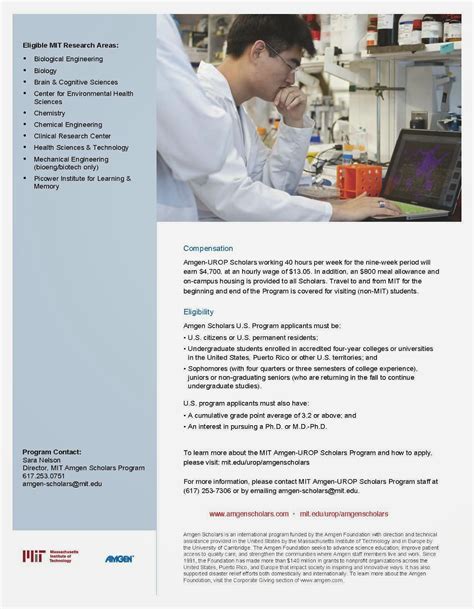 Mit biochemistry undergraduate. .  ...